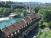Blick hinunter zur Aare