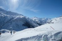 Blick in die Skigebiete