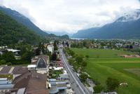 Blick vom Hotel 