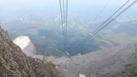 Blick vom Säntis auf die Schwägalp