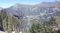 Blick von der Grütschalp auf Wengen