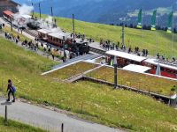Blick zum Bahnhof