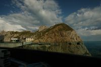Blick zum Esel