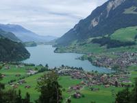 Blick zum Lungernsee