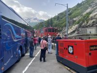 Bus und Zug