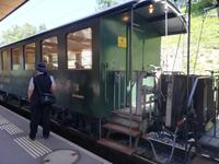 Davos, Fahrt mit der historischen Bahn nach Filisur