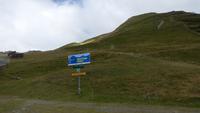 Davos, Fahrt zur Bergbahnstation Weissfluhgipfel(2844m)