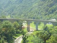 Der Kreisviadukt in Brusio