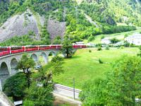 Der Kreisviadukt in Brusio