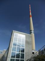 Der Sendemast auf dem Säntis