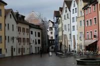 Enge Wohnhäuser in der Altstadt von Chur