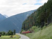 Fahrt über den Flüelapass