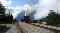 Fahrt auf das Brienzer Rothorn (Station Planalp)
