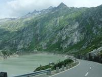 Fahrt auf der Nordseite des Grimselpasses