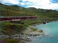 Fahrt mit dem Bernina - Express 