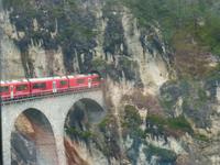 Fahrt mit dem Bernina Express