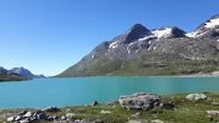 Fahrt mit dem Bernina-Express (Lago Bianco)