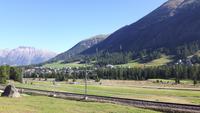 Fahrt mit dem Bernina-Express