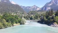 Fahrt mit dem Glacier-Express (Reichenau - Vereinigung von Vorder- und Hinterrhein)