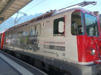 Fahrt mit dem Glacier-Express von St. Moritz nach Zermatt
