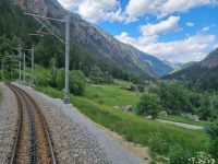 Fahrt mit dem Glacier-Express... (Mattertal)