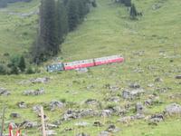 Fahrt mit der Bahn auf die Schynige Platte -
