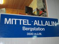 Fahrt zum Allalin