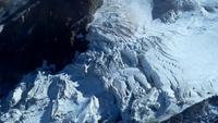 Fahrt zum Kleinen Matterhorn, Blick auf die Gletscher