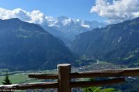 Fakultativer Ausflug - Harder Kulm - Standseilbahn - Blick auf Interlaken und Jungfraugruppe