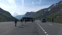 Flüelapass, über den Pass fahren wir ins Engadin