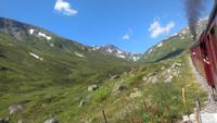 Furka-Dampfbahn, Fahrt von Realp nach Oberwald