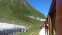 Furka-Dampfbahn, Fahrt von Realp nach Oberwald