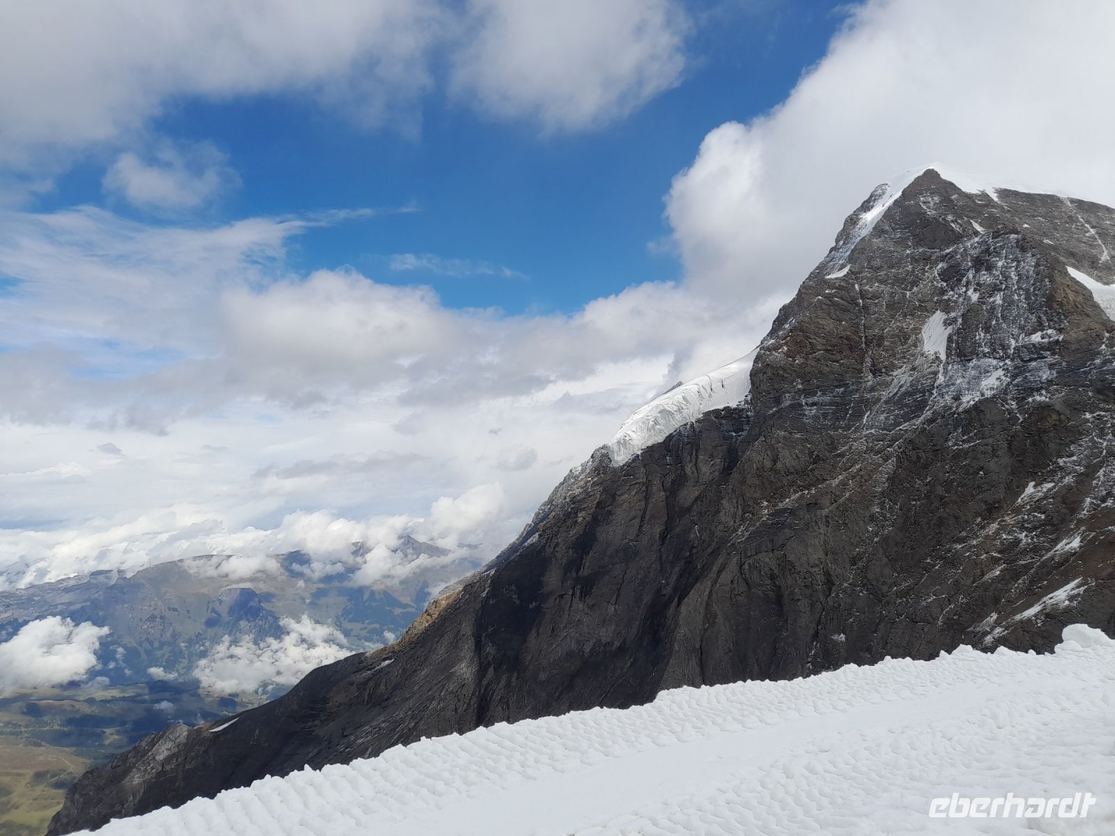 Gipfel des Mönchs vom Jungfraujoch