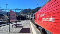 Glacier-Express, Fahrt von Filisur bis Zermatt, Disentis