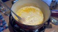 Grindelwald, unserer letzte Abend mit Käsefondue