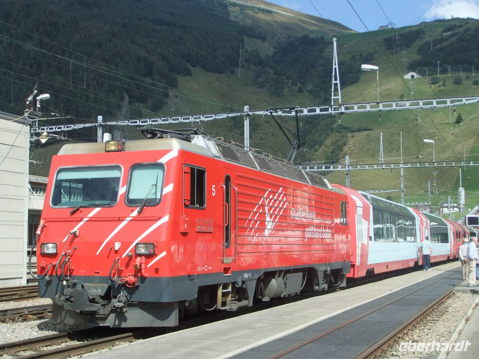 Halt in Andermatt