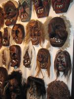 Im Lötschentaler Museum - Tschäggätta-Masken