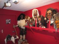 Im Lötschentaler Museum - Tschäggätta-Masken