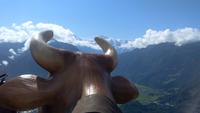 Interlaken  Blick zum Dreigestirn