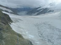 Jungfraujoch, Blick auf den Aletschgletscher