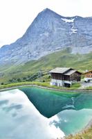 Kleine Scheidegg (2.061 m) - Eiger-Spiegelbild