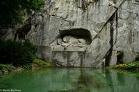 Luzern - Der sterbende Löwe - Mahnmal an die hingerichteten Schweizer Söldner zur Frz. Revolution