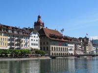 Luzern Rathaus und Rathausturm
