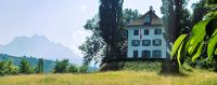 Luzern, ehemaliges Wohnhaus Wagners mit Pilatus