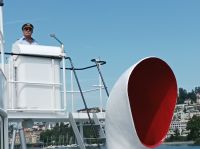 Mit dem Dampfschiff 