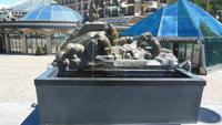 Murmeltierbrunnen in Zermatt 
