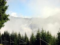 Nebel in Mürren