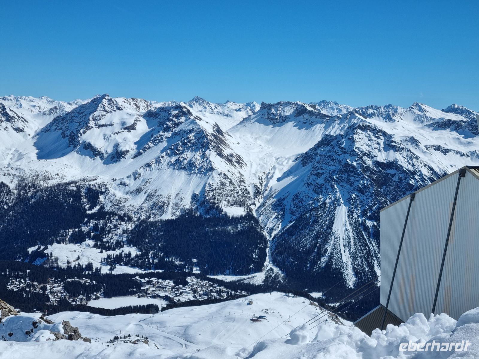 Panorama auf dem Weisshorn...