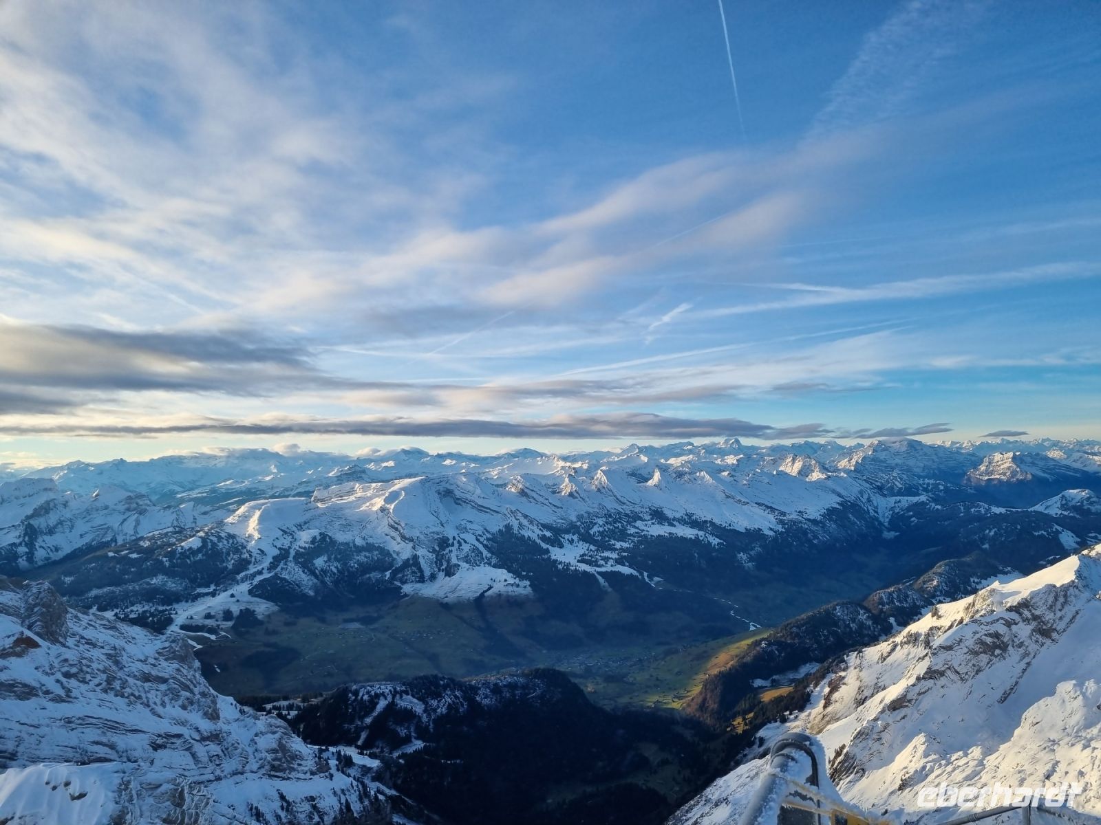 Panorama-Frühstück auf dem Säntis