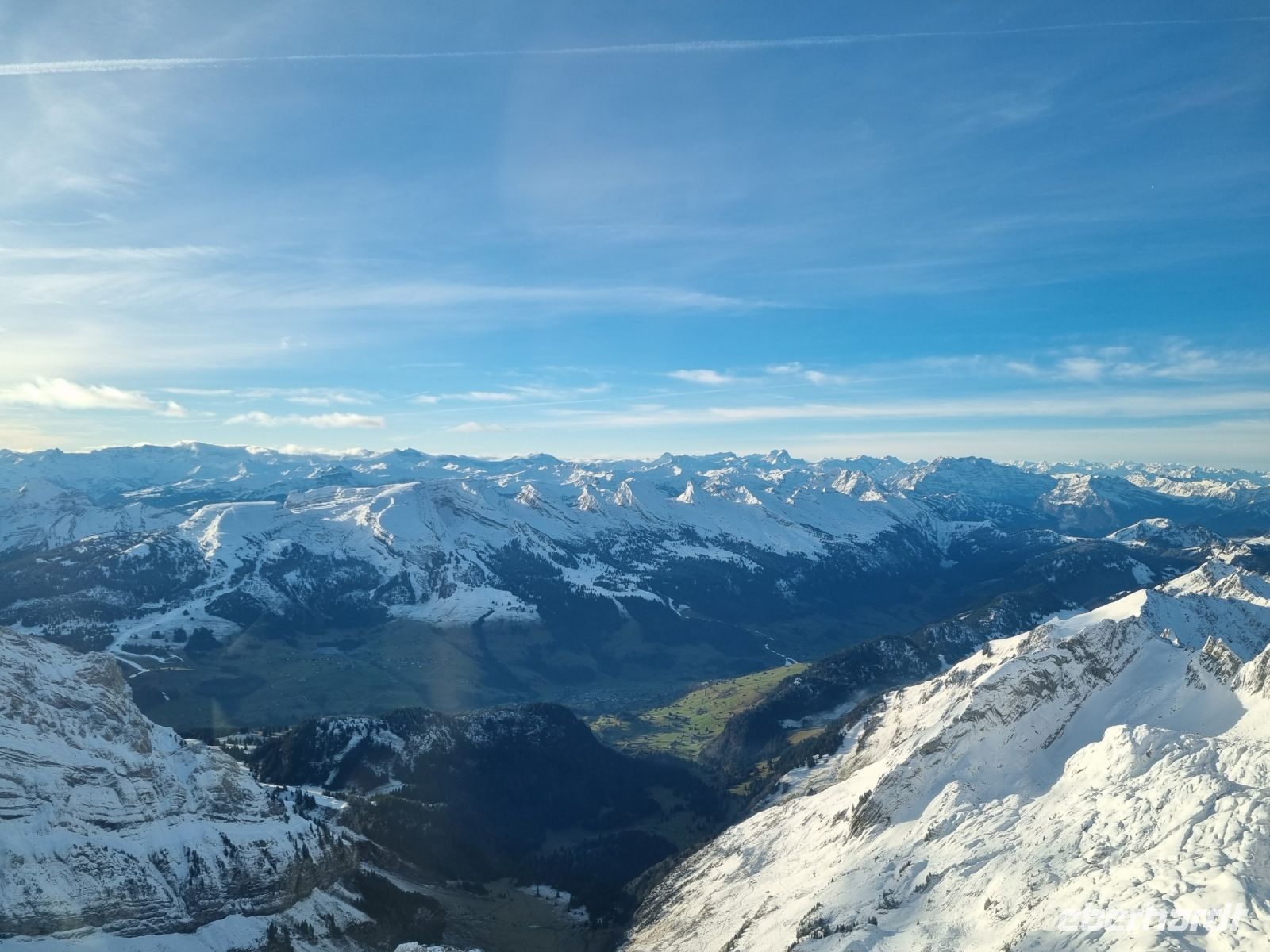 Panorama-Frühstück auf dem Säntis